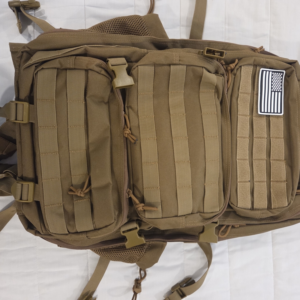 Versatile Tactical Chest Pack in Coyote Brown for Men